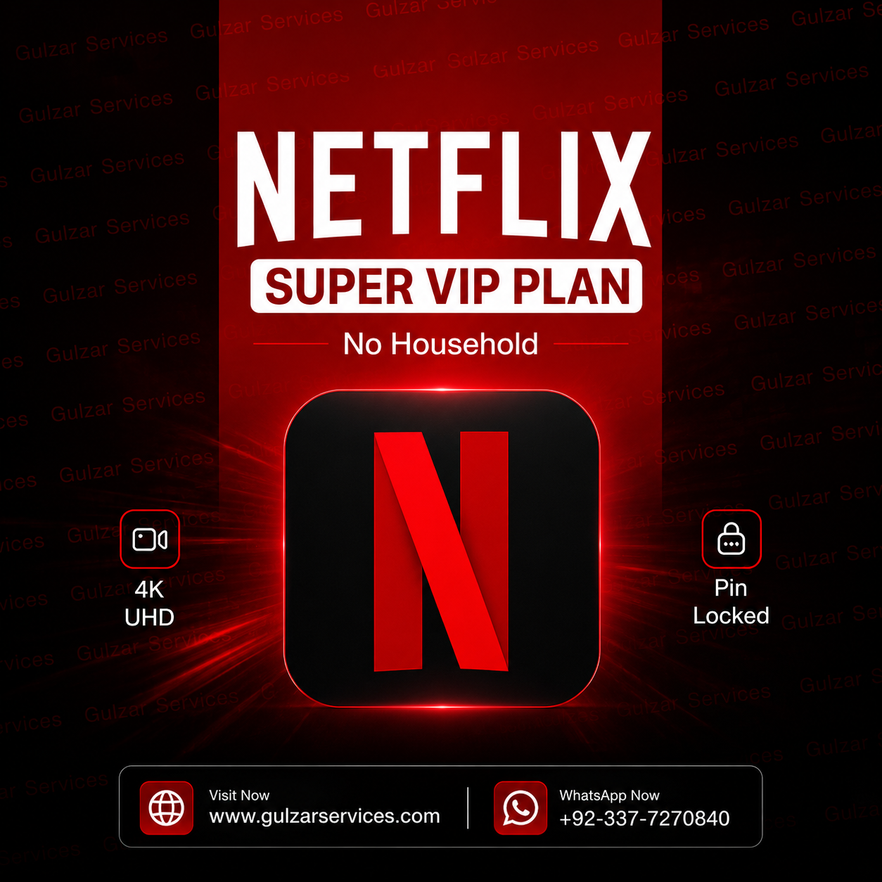 Netflix Premium Super VIP Plan (No Household) – Full Private Account