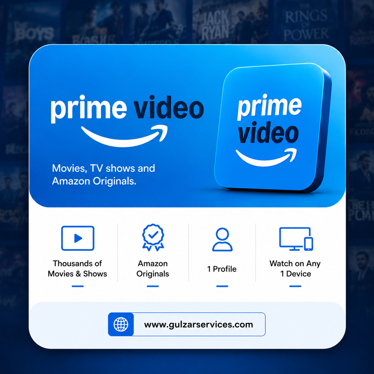 Amazon Prime Video Premium Subscription
