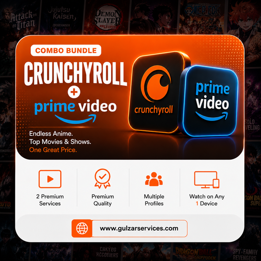 Crunchyroll and Prime Video Combo Deal Anime Entertainment Bundle