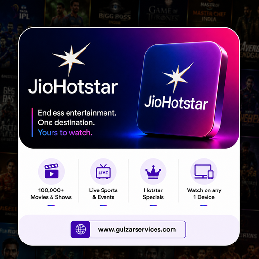 JioHotstar Premium Subscription – Movies, Sports & Entertainment