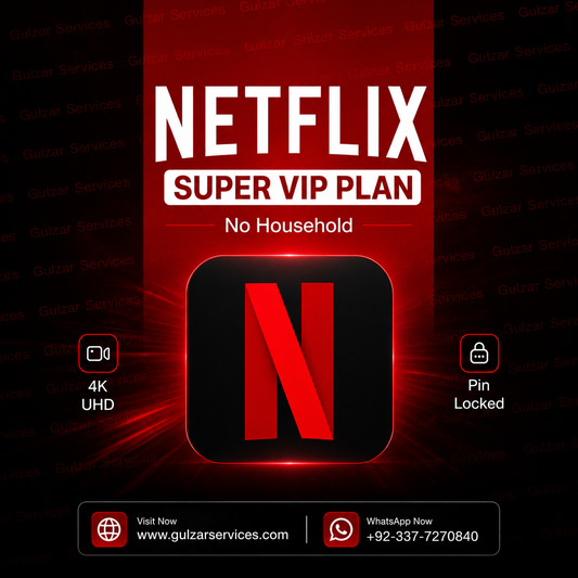 Netflix Premium Super VIP Plan (No Household) – Full Private Account